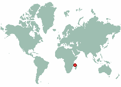 Milevani in world map